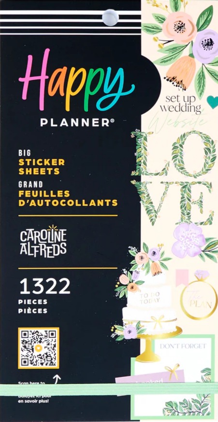 Caroline Alfreds x Happy Planner - Garden Wedding - Big — cover