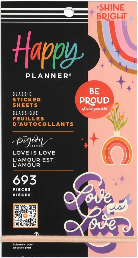 The Pigeon Letters x Happy Planner - Love is Love — cover